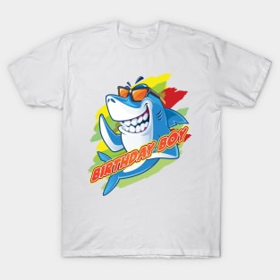 'Shark Birthday Boy' Awesome Shark Gift T-Shirt